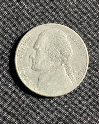 Moneda five cents 1996 USA foto