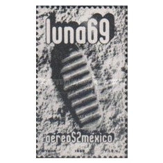 MEXIC 1969 - Primul pas pe Luna, neuzata
