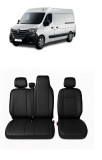 Cumpara ieftin Set Huse din Piele Ecologica dedicate Renault Master III 2010-2019 , Negru
