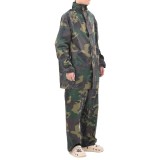 Cumpara ieftin Costum de ploaie, 2 piese, cu gluga, imprimeu camuflaj, XXL