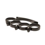 Box Autoaparare Ideallstore Craniu Negru Otel Rozeta Pumnal 12cm x 7cm