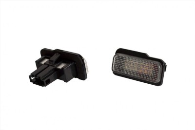 Set 2 Lampi LED placute numar Tesla Model S foto