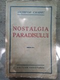Nostalgia Paradisului- Nichifor Crainic, 1942