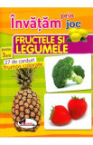 Invatam prin joc. Fructele si legumele: 27 de carduri