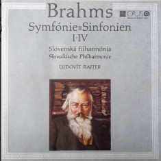 Brahms, Simfonia I - V, Ludovit Rajter vinyl