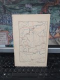 Hartă Ținutul Balcanilor, Veliko T&acirc;rnovo, Gabrovo, Kazanlăk, Pasul Șioka, Stara Zagora, Tienutulu Balcanului, Războiul ruso-turc 1877-1878, 1878, 181