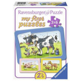 Puzzle animale prieteni, 3x6 piese, Ravensburger