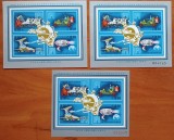 UNGARIA1974-&#039;&#039;100ani UPU&#039;&#039; 3COLITE(Dant&amp;Nedant numerot.+Colita speciala) RAR!!-MNH LUX-NESTAMPIL.-VEZI SCAN cat MI=330e!!!, Nestampilat