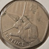 50 pence 2011 Marea Britanie, Archery, km#1167
