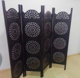 Superb paravan de dimensiuni impresionante din lemn masiv și sculptura manuala ,4 panouri sculptate