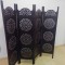 Superb paravan de dimensiuni impresionante din lemn masiv și sculptura manuala ,4 panouri sculptate