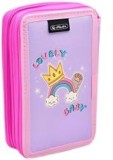 Cumpara ieftin Penar neechipat fete, 3 fermoare, Dimensiune 20x6x13cm , Motiv Lovley Baby