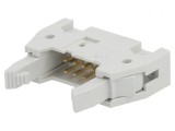 Soclu IDC Tată 8 PIN cu Ejector THT 2.54mm Gri