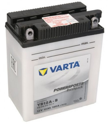 Baterie Moto Varta Powersports 12Ah 12V YB12A-B VARTA FUN foto