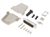 Conector D-Sub Amphenol 25-Pin Tată Drept, Terminal cu Șurub, Ecranat, Aliaj Zinc, Gold Flash, 8-12.5mm