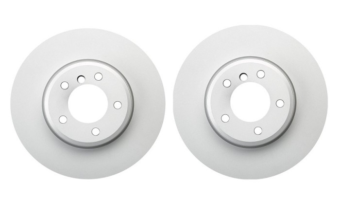 Set disc frana BMW Seria 5 (E60), Seria 6 (E63, E64) SRLine parte montare : Punte fata