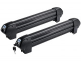 Suport Auto Pentru 4 Perechi Schiuri Cruz Ski Rack Dark 4, Cu Prindere Pe Barele Transversale, Sistem Antifurt Inclus CZ940-222