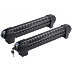 Suport Auto Pentru 4 Perechi Schiuri Cruz Ski Rack Dark 4, Cu Prindere Pe Barele Transversale, Sistem Antifurt Inclus CZ940-222