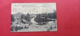Bucuresti Bukarest Cheiul Dambovitei cu Piata Tramvai Tramway Trasura Carriage, Circulata, Printata