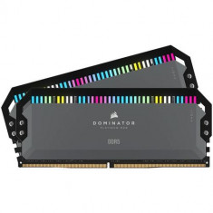 Memorie Corsair DOMINATOR PLATINUM AMD EXPO Cool Grey Heatspreader, DDR5, 6000MT/s 32GB (2x16GB), CL30, RGB
