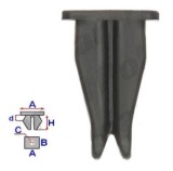 Clema, clips fixare BMW seria 3/5/7, X5, X6; Ford C-Max, Kuga, Mondeo, Transit/Tourneo Connect; Mercedes clasa C/Cl/Clk/Cls/E/Gl/Ml/S/Sl, Sprinter,