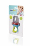 Cumpara ieftin Dispozitiv de hranire din silicon BabyJem Fruits and Vegetables (Culoare: Roz)