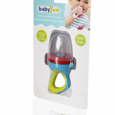 Dispozitiv de hranire din silicon BabyJem Fruits and Vegetables (Culoare: Multicolor)