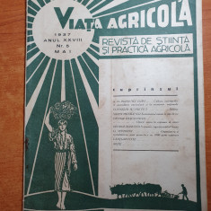 revista viata agricola mai 1937