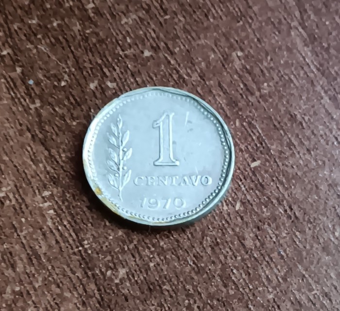 C50 - Moneda foarte veche - Argentina - 1 centavo - 1970