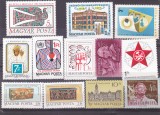 UNGARIA LOT 12 TIMBRE NESTAMPILATE, Istorie, Stampilat