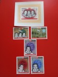 YEMEN, SPACE - COLIȚĂ + SERIE MNH, Nestampilat
