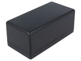 Carcasă universală ABS neagră 66x131x55mm
