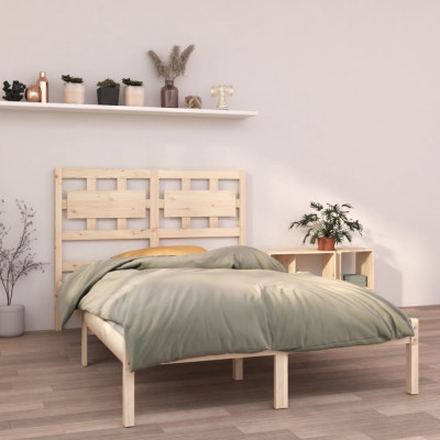 vidaXL Cadru de pat Small Double 4FT, 120x190 cm, lemn masiv foto
