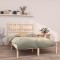 vidaXL Cadru de pat mic dublu, 120x190 cm, lemn masiv 3105635