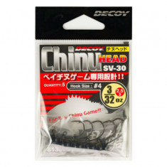 Carlige Decoy Jig Sv-30 Chinu Head, Nr 4 (Greutate jig: 0.9 g)