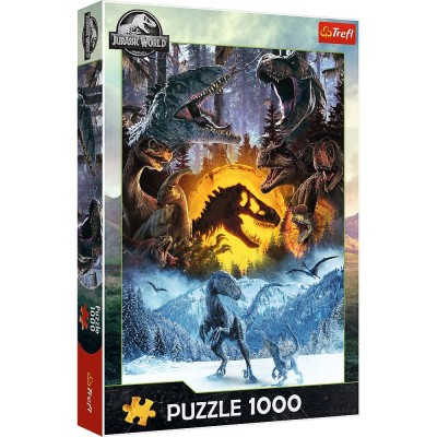 PUZZLE TREFL 1000 JURASSIC WORLD IN LUMEA JURASSIC PARK foto