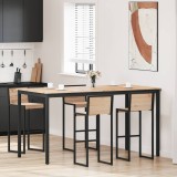 vidaXL Masă de bar natural 110 x 55 x 105 cm Lemn de pin masiv 3416327