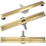 Rigola dus REA Neox Slim pro Brush Gold 60