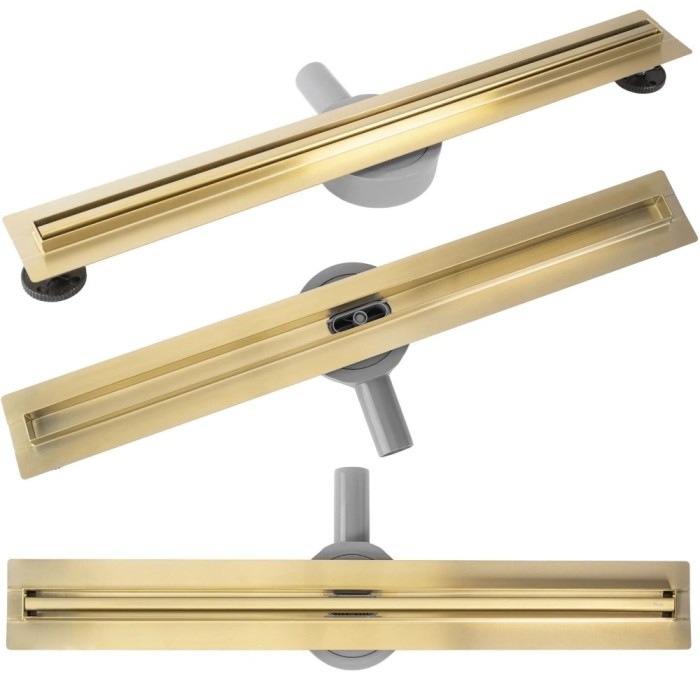 Rigola dus REA Neox Slim pro Brush Gold 100