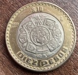 C50 - Moneda foarte veche - Mexic - 10 pesos - 2002