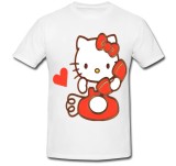 Tricou &quot; Hello Kitty with phone &quot;