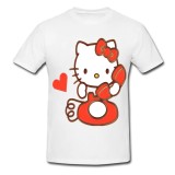 Tricou &quot; Hello Kitty with phone &quot;