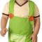 Costumatie Green Elf baietei 0-6 luni