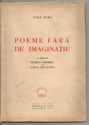 H1 SASA PANA-Poeme fara de imaginatie foto