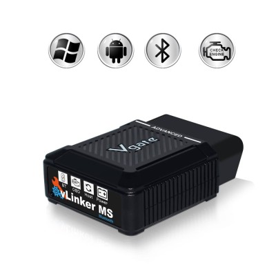 Tester interfata diagnoza auto universal Vgate vLinker MS bluetooth Windows, Android, iOS foto