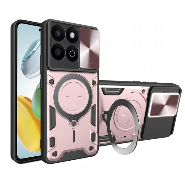 Husa pentru Honor X7c / 200 Smart, Techsuit, CamGuard Pro, Roz Aurie