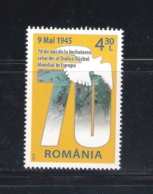 ROMANIA 2015 - ZIUA VICTORIEI, 70 DE ANI, MNH - LP 2065 foto