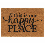 vidaXL Covoraș de ușă, natural, 40x60 cm, fibre de cocos 155612