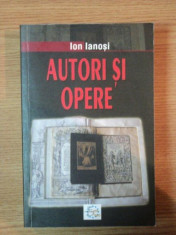 AUTORI SI OPERE de ION IANOSI , 2007 foto