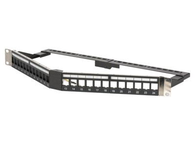 Patch panel Keystone ecranat 24 porturi foto